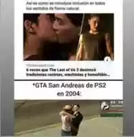 Free download The Last Of Us II vs GTA : San Andreas [ Meme ] free photo or picture to be edited with GIMP online image editor